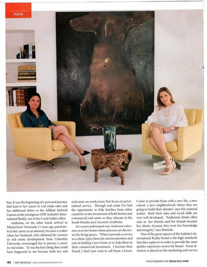 En casa de Andreina, entre arte y diseño