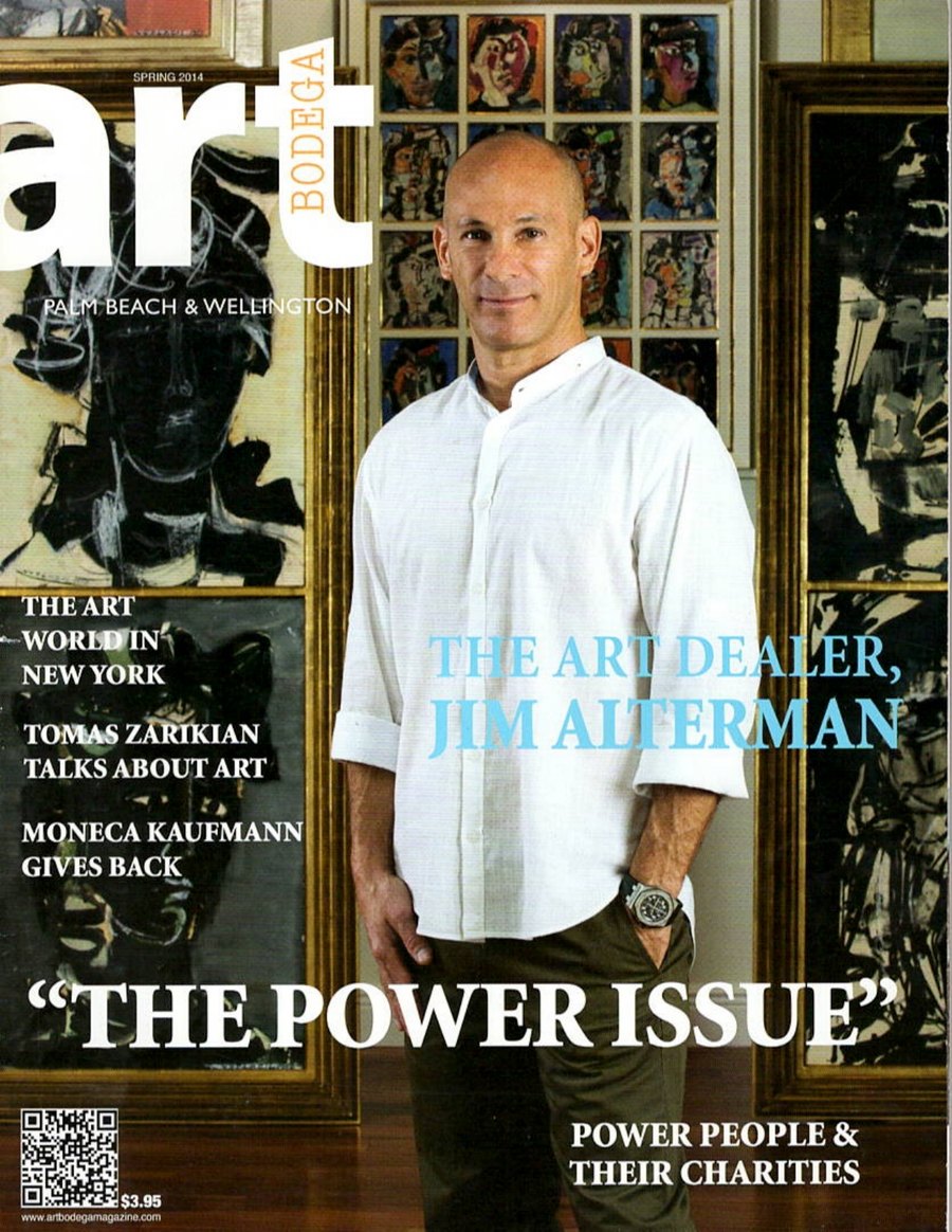 Portada de Art Bodega Magazine, Palm Beach & Wellington, Spring 2014, The Power Issue